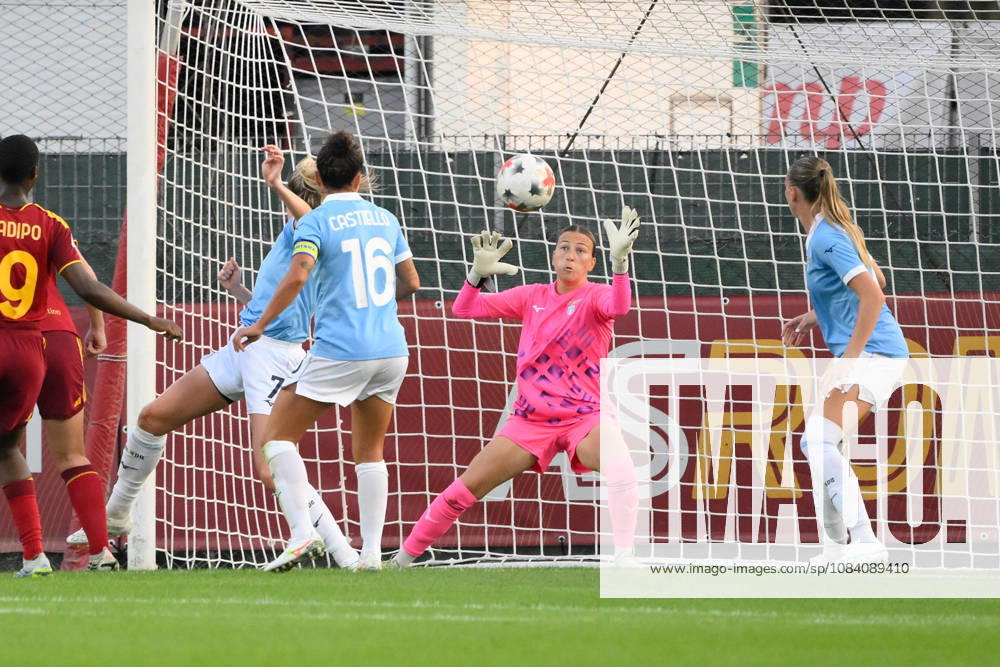 IPA89265737 - Lazio Women s goalkeeper Sara Cetinja during the 2026 2027 Serie A Women Athora Italian Football Championship League match between AS Roma Women and SS Lazio Women at the Tre Fontane Stadium on October 3, 2026.