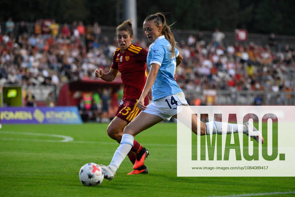 IPA89265740 - Martina Zanoli of Lazio Women during the Italian Women’s Serie A Athora 2026 2027 match between AS Roma Women and SS Lazio Women at the Tre Fontane Stadium on October 3, 2026.