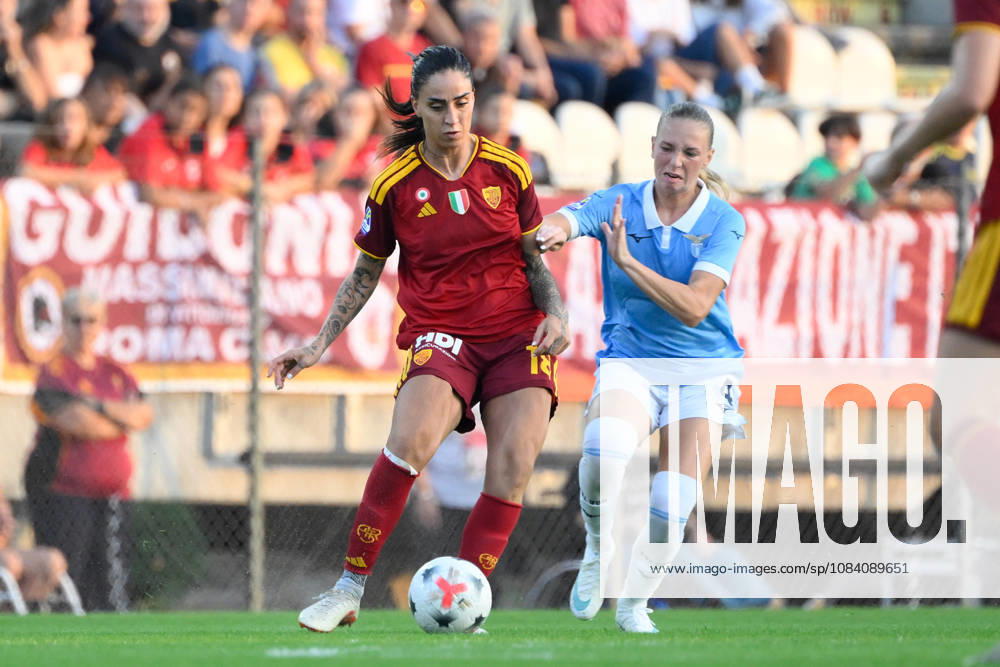 IPA89265775 - AS Roma s Martina Piemonte during the 2026–2027 Serie A Women Athora Italian Football Championship League match between AS Roma Women and SS Lazio Women at the Tre Fontane Stadium on October 3, 2026.