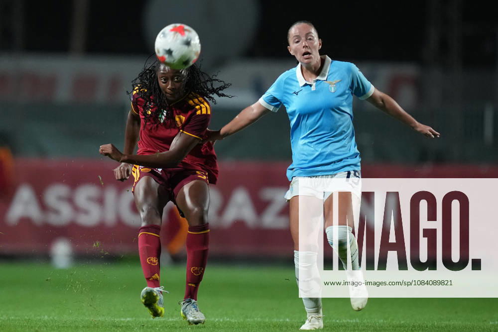 Romas Maya Antoine during the Serie A Women soccer match between Roma and Lazio at the Rome s Tre Fontane stadium, Italy - Saturday October 3, 2026 - Soccer ( Photo by Alfredo Falcone LaPresse )
