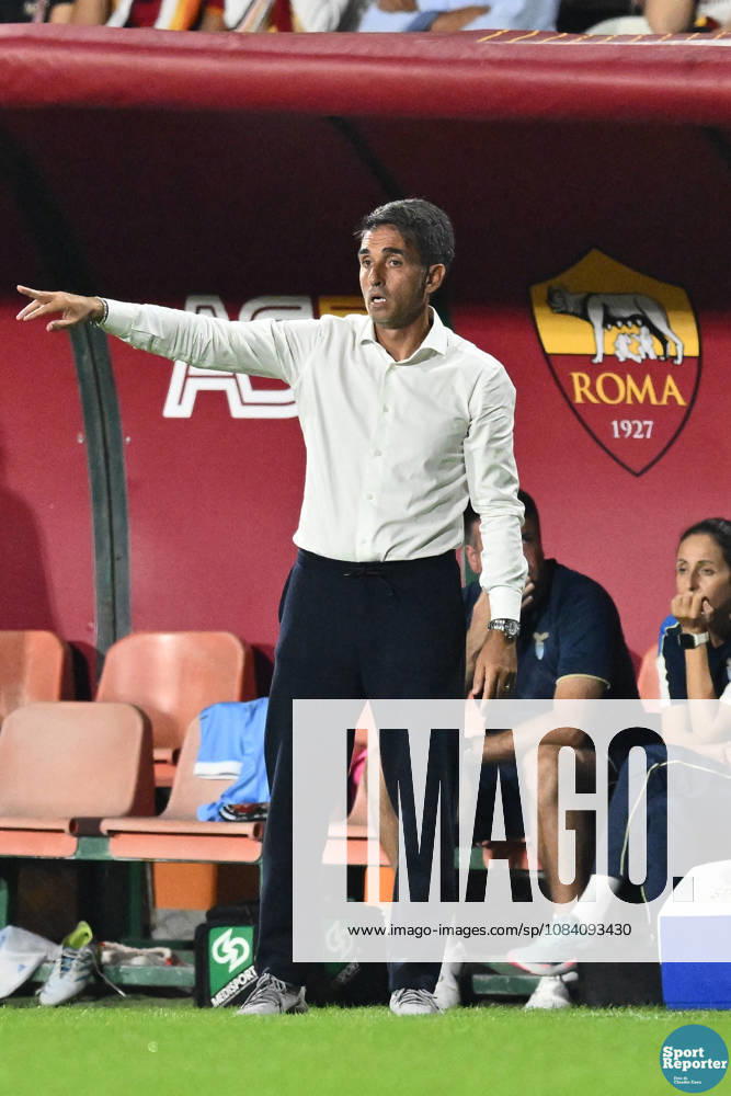 SOCCER - Women s Serie A - AS Roma vs. SS Lazio Women Photo by IPA ABACAPRESS.COM89267023 - Gianluca Grassadonia, coach of S.S. Lazio, during the Serie A Women s league match between Roma and Lazio—AS Roma vs. S.S. Lazio Women—an Italian Serie A Women s soccer match in Rome, Italy, on October 3, 2026 Rome Italy
