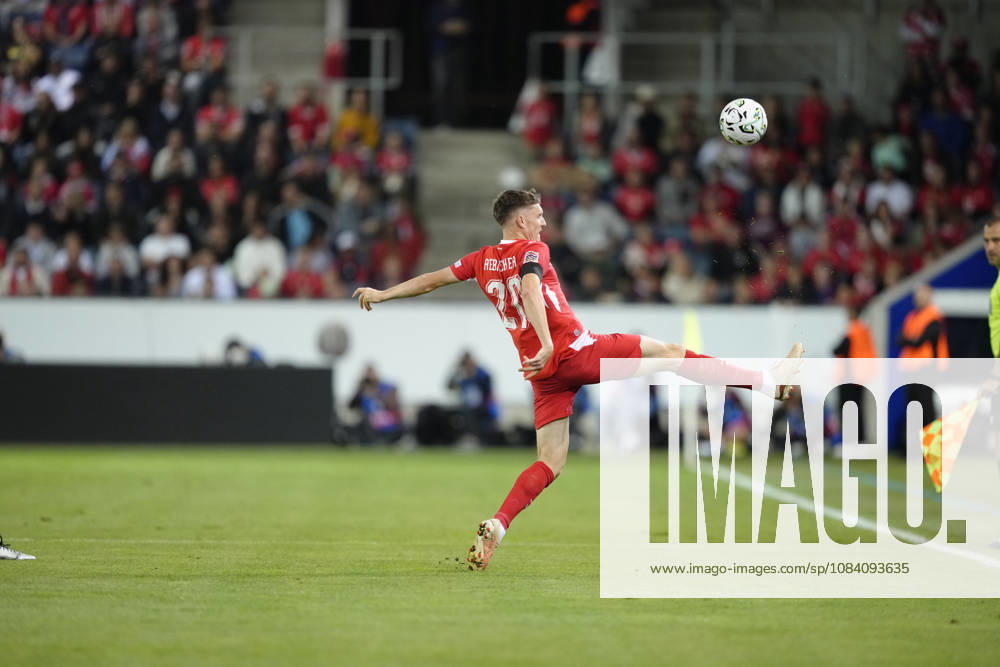 Michel Aebischer (20 SUI) during the UEFA Nations League match between Switzerland and Slovenia at thermoplan arena on October 03, 2026 in Luzern, Switzerland.