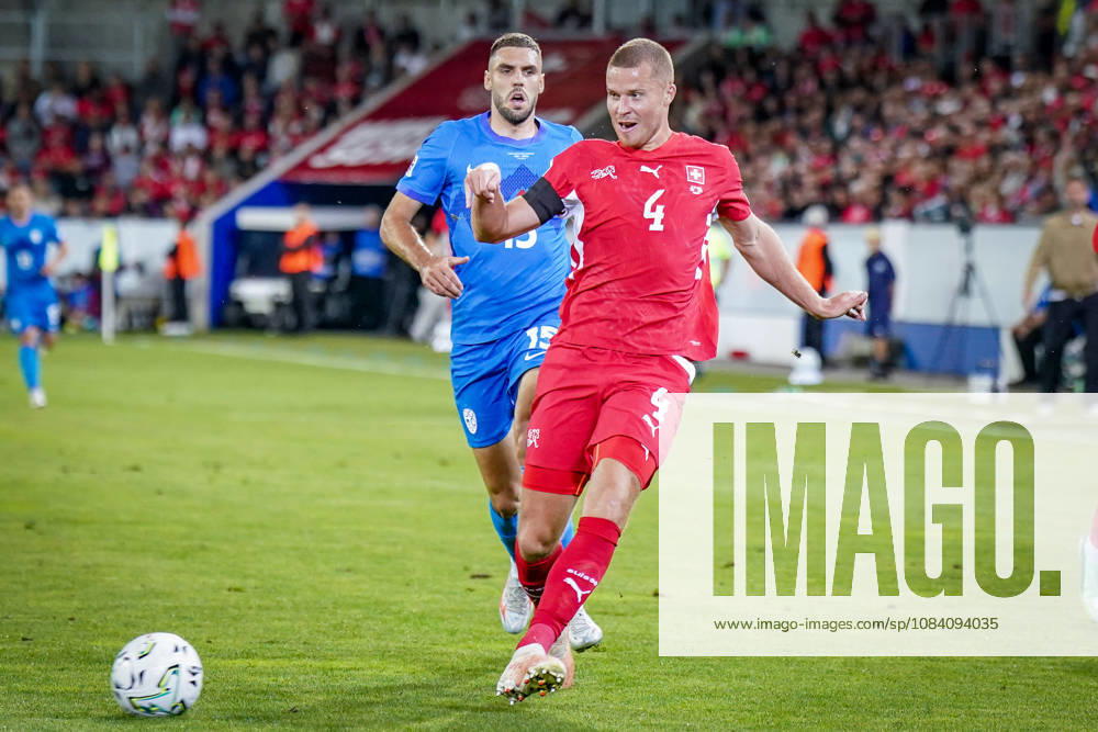 Fussball UEFA Nations League 2026 - 2027, 3. Spieltag - Schweiz vs Slowenien - Thermoplan Arena (Luzern): Nico Elvedi (Schweiz, 4)