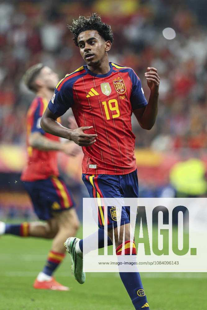 Lamine Yamal of Spain reacts during the UEFA Nations League 2026 27 group phase match between Spain and Czech Republic at Carlos Tartiere stadium on October 03, 2026, in Oviedo, Spain. Oviedo Spain - ZUMAa181 20261003_zaa_a181_087