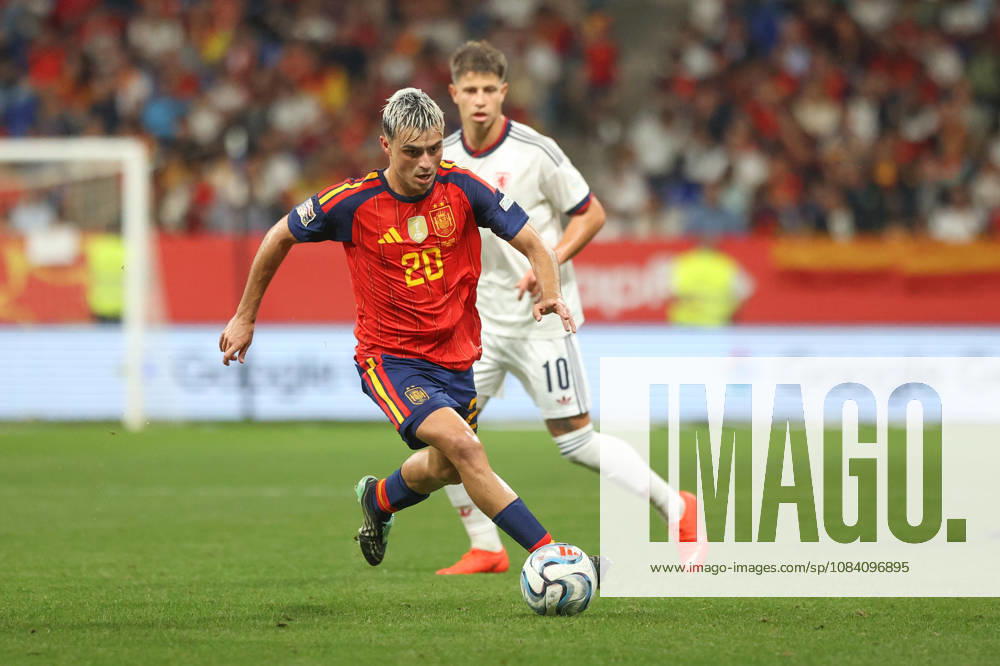 3rd October 2026; Carlos Tartiere Stadium, Oviedo, Spain; UEFA Nations League Football, Spain versus Czech Republic; Spain 20, Pedri, on counter attack AmandaxMcMaster
