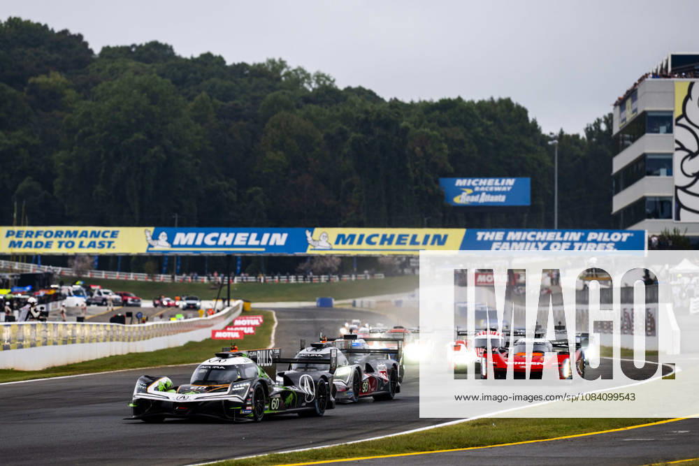 AUTO - IMSA - PETIT LE MANS 2026 60 BLOMQVIST Tom (gbr), BRAUN Colin (usa), DIXON Scott (nzl), Acura Meyer Shank Racing with Curb-Agajanian, Acura ARX-06, action, 93 PALOU Alex (esp), YELLOLY Nick (gbr), VAN DER ZANDE Renger (nld), Acura Meyer Shank Racing with Curb-Agajanian, Acura ARX-06, action, start of the race, depart, during the 2026 Motul Petit Le Mans, 11th round of the 2026 IMSA WeatherTech SportsCar Championship, from October 1 to 3, 2026 on the Michelin Raceway Road Atlanta in Braselton, Georgia, United States of America - BraseltonUnited States