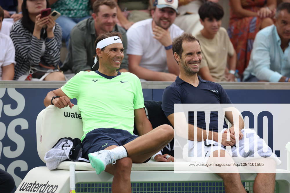 Rafa Nadal Academy Slam, part of the Rafa Nadal Academy 10th Anniversary celebrations at the Rafa Nadal Academy Featuring: Rafael Nadal and Richard Gasquet Where: Manacor, Balearic Islands, Spain When: 03 Oct 2026 Credit: Alex Cropper Cover Images . NOT FOR USE BY NEWSPAPERS BASED IN THE UK.