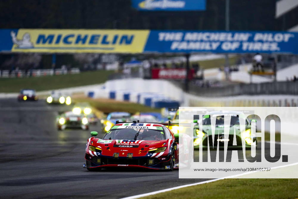 AUTO - IMSA - PETIT LE MANS 2026 21 FUOCO Antonio (ita), MANN Simon (gbr), WADOUX Lilou (fra), AF Corse, Ferrari 296 GT3 Evo, action during the 2026 Motul Petit Le Mans, 11th round of the 2026 IMSA WeatherTech SportsCar Championship, from October 1 to 3, 2026 on the Michelin Raceway Road Atlanta in Braselton, Georgia, United States of America - BraseltonUnited States