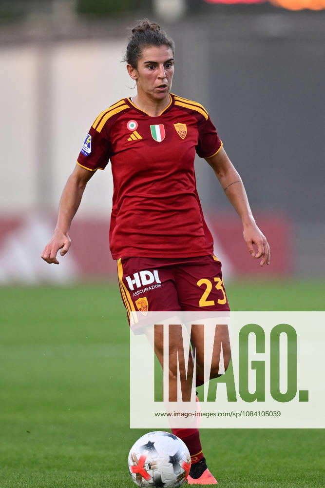 SOCCER - Women s Serie A - AS Roma vs. SS Lazio Women Photo by IPA ABACAPRESS.COM89273238 - Valentina Bergamaschi of A.S. Roma Femminile is in action during the Serie A Women Athora, Matchday 2, between A.S. Roma and S.S. Lazio Women, at the Tre Fontane Stadium on October 3, 2026, in Rome, Italy. Rome Italy