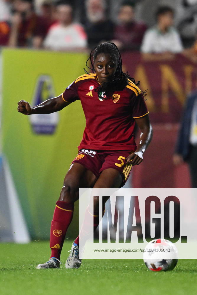 SOCCER - Women s Serie A - AS Roma vs. SS Lazio Women Photo by IPA ABACAPRESS.COM89273239 - Maya Antoine of A.S. Roma Women is in action during the Serie A Women Athora, Matchday 2, between A.S. Roma Women and S.S. Lazio Women, at the Tre Fontane Stadium on October 3, 2026, in Rome, Italy. Rome Italy
