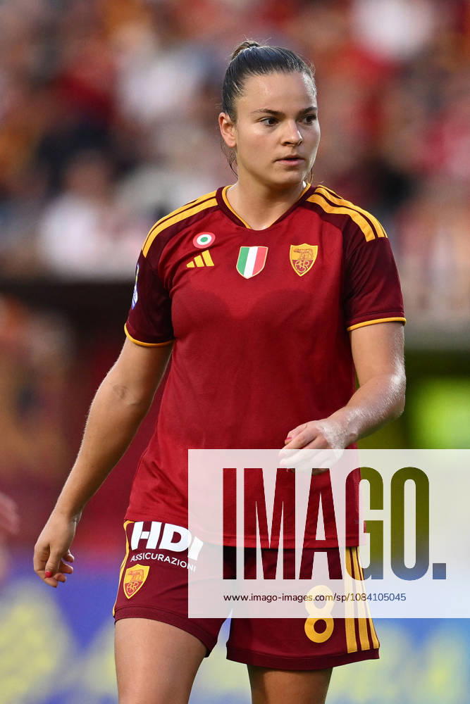 SOCCER - Women s Serie A - AS Roma vs. SS Lazio Women Photo by IPA ABACAPRESS.COM89273536 - Kayleigh Van Dooren of A.S. Roma Women is in action during the Serie A Women Athora, Matchday 2, between A.S. Roma Women and S.S. Lazio Women, at the Tre Fontane Stadium on October 3, 2026, in Rome, Italy. Rome Italy