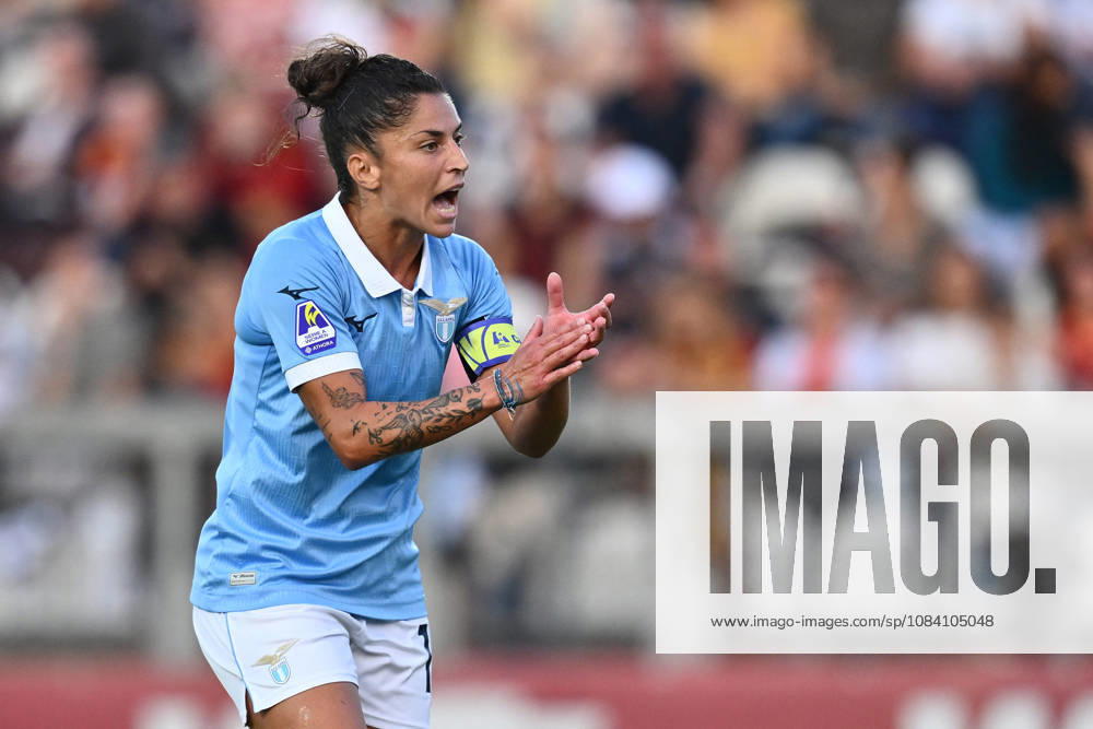 SOCCER - Women s Serie A - AS Roma vs. SS Lazio Women Photo by IPA ABACAPRESS.COM89273538 - Antonietta Castiello of S.S. Lazio Women is in action during the Serie A Women Athora, Matchday 2, between A.S. Roman and S.S. Lazio Women, at the Tre Fontane Stadium on October 3, 2026, in Rome, Italy. Rome Italy