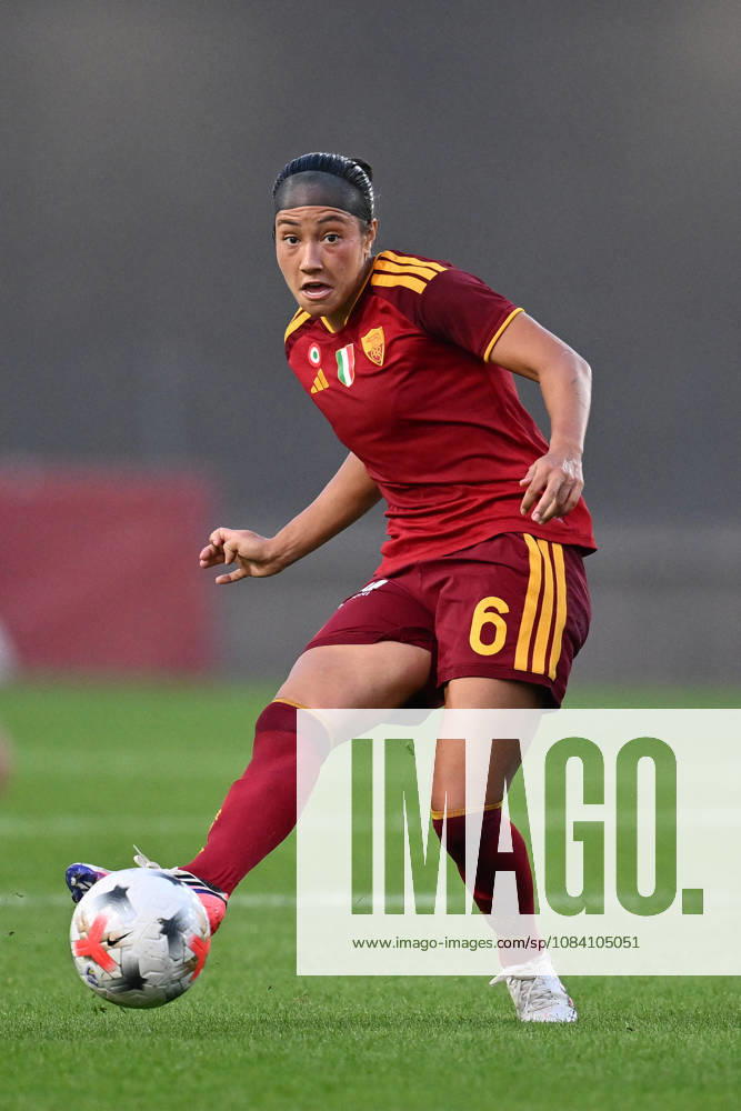 SOCCER - Women s Serie A - AS Roma vs. SS Lazio Women Photo by IPA ABACAPRESS.COM89273540 - Maya Loren Doms of A.S. Roma Women is in action during the Serie A Women Athora, Matchday 2, between A.S. Roma Women and S.S. Lazio Women, at the Tre Fontane Stadium on October 3, 2026, in Rome, Italy. Rome Italy