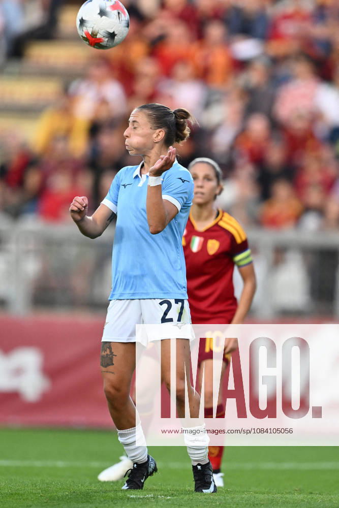 SOCCER - Women s Serie A - AS Roma vs. SS Lazio Women Photo by IPA ABACAPRESS.COM89273253 - Margherita Monnecchi of S.S. Lazio Women is in action during the Serie A Women Athora, Matchday 2, between A.S. Roman and S.S. Lazio Women, at the Tre Fontane Stadium on October 3, 2026, in Rome, Italy. Rome Italy