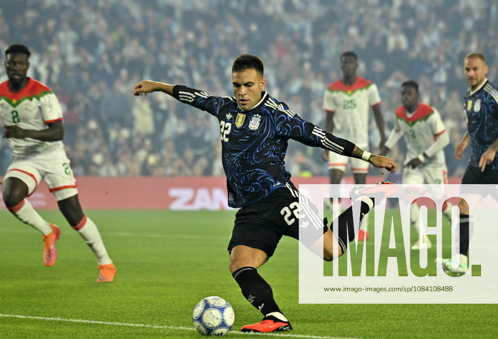 Lautaro Martinez Argentina vs Burkina Faso Foto: FOTOBAIRES Amistoso.