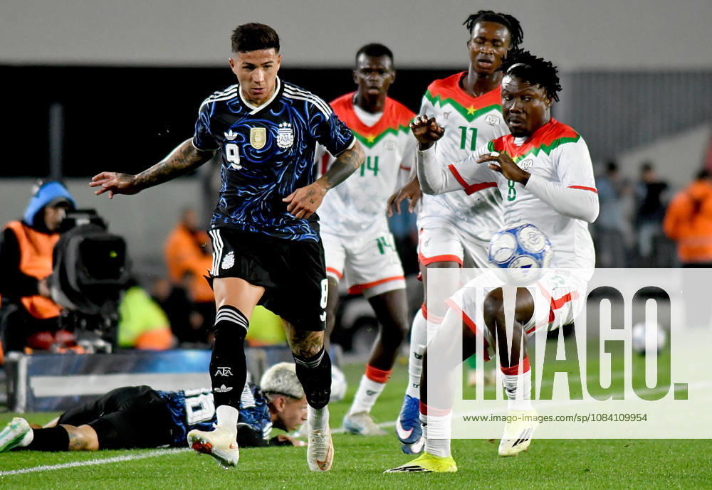 Enzo Fernandez Argentina vs Burkina Faso Foto: FOTOBAIRES Amistoso.