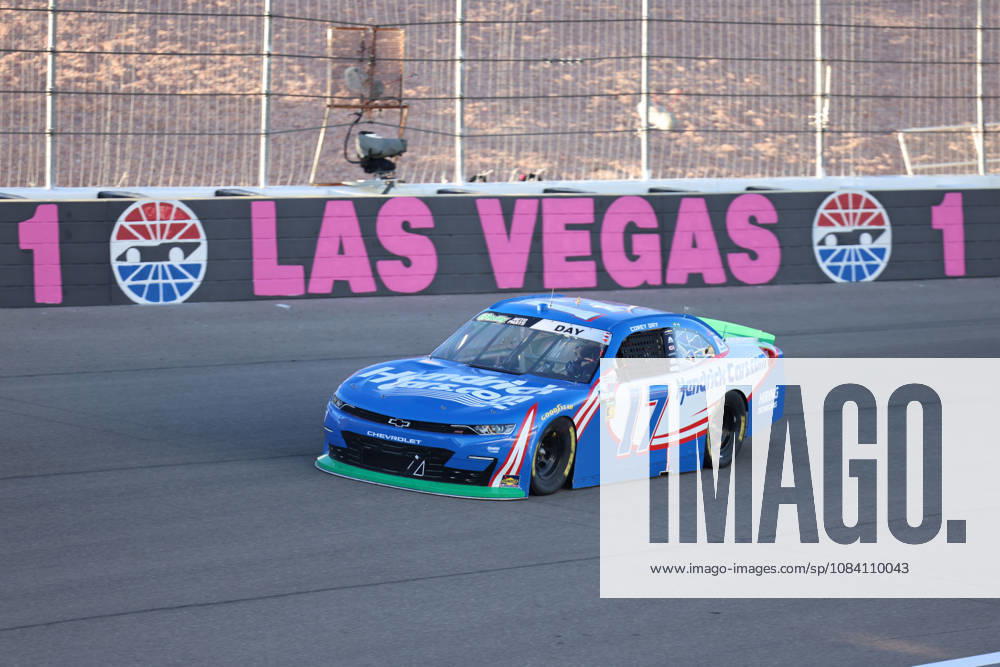 LAS VEGAS, CA - OCTOBER 03: Corey Day ( 17 Hendrick Motorsports HendrickCars.com Chevrolet) during the Focused Health 302 NASCAR, Motorsport, USA OReilly Auto Parts Series race on October 3, 2026, at Las Vegas Motor Speedway in Las Vegas, NV. (Photo by Marc Sanchez LVMS Icon Sportswire) AUTO: OCT 03 NASCAR OReilly Auto Parts Series Focused Health 302 Icon14426100307965