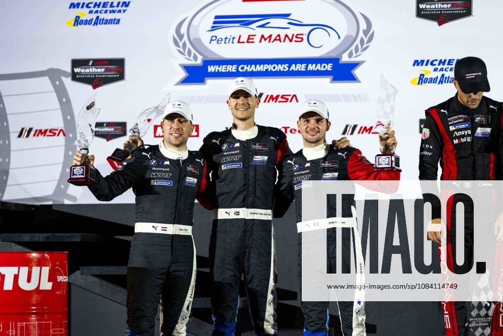 AUTO - IMSA - PETIT LE MANS 2026 24 FRIJNS Robin (nld), VANTHOOR Dries (bel), VAN DER LINDE Sheldon (zaf), VANTHOOR Dries (bel), BMW M Team WRT, BMW M Hybrid V8, portrait during the 2026 Motul Petit Le Mans, 11th round of the 2026 IMSA WeatherTech SportsCar Championship, from October 1 to 3, 2026 on the Michelin Raceway Road Atlanta in Braselton, Georgia, United States of America - BraseltonUnited States