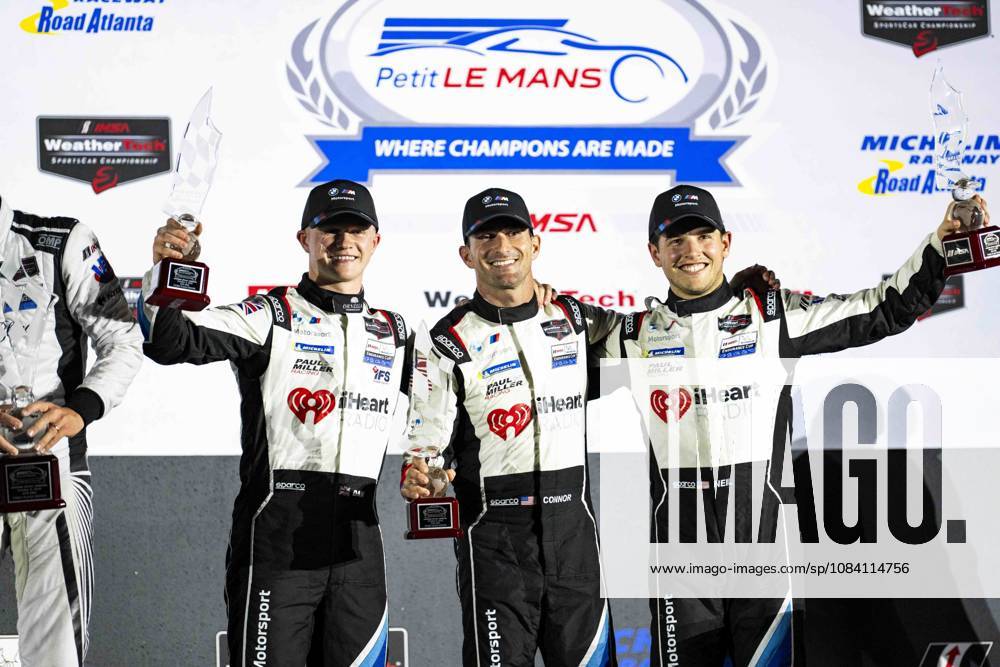 AUTO - IMSA - PETIT LE MANS 2026 01 DE PHILLIPPI Connor (usa), HARPER Dan (gbr), VERHAGEN Neil (usa), Paul Miller Racing, BMW M4 GT3 Evo, portrait during the 2026 Motul Petit Le Mans, 11th round of the 2026 IMSA WeatherTech SportsCar Championship, from October 1 to 3, 2026 on the Michelin Raceway Road Atlanta in Braselton, Georgia, United States of America - BraseltonUnited States