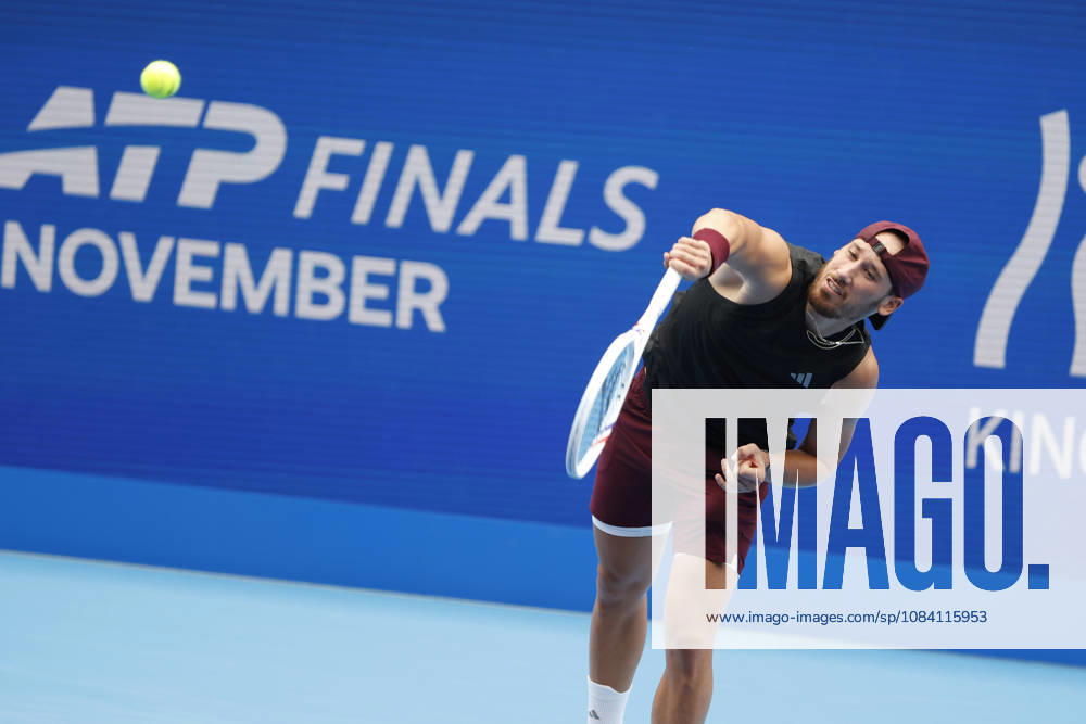Kyrian Jacquet (France) serves against Jaume Munar (Spain) during their Quarter-final match at the Kinoshita Group Japan Open Tennis Championships at Ariake Colosseum in Tokyo. The tournament runs from September 29 to October 6. Munar won 6-4, 6-2. Tokyo Japan - ZUMAm191 20261004_aap_m191_030