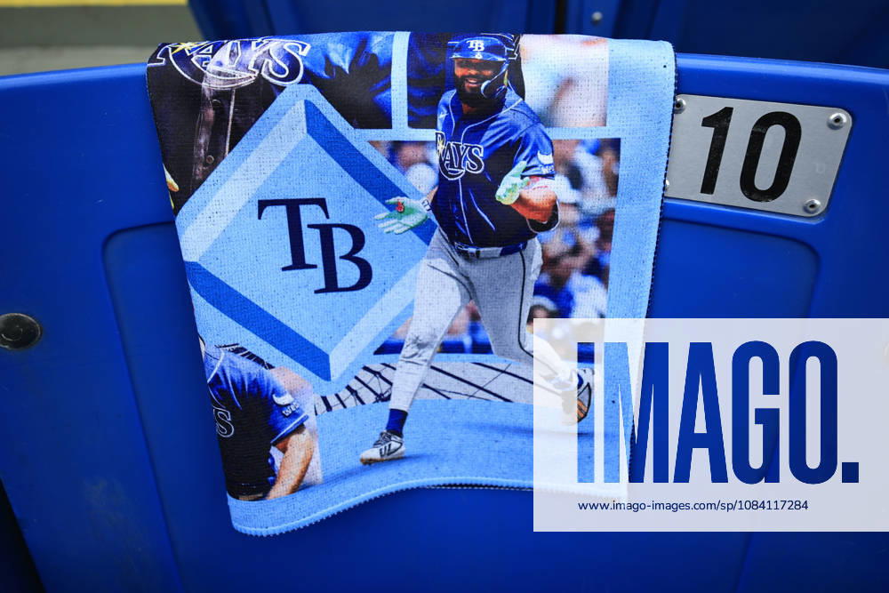 A general image of the rally towels draped on the seats during pregame warmups prior to game one of the ALDS for the 2026 MLB, Baseball Herren, USA Playoffs between the Tampa Bay Rays and the New York Yankees on October 3, 2026 at Tropicana Field. The Rays beat the Yankees 1-0. St. Petersburg USA - ZUMAh180 20261003_zsp_h180_011