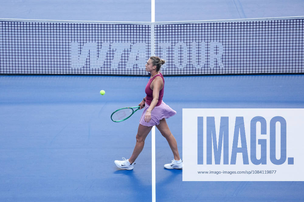 (261004) -- BEIJING, Oct. 4, 2026 -- Aryna Sabalenka reacts during the women s singles round of 32 match between Aryna Sabalenka of Belarus and Nikola Bartunkova of the Czech Republic at 2026 China Open tennis tournament in Beijing, China, Oct. 4, 2026. ) (SP)CHINA-BEIJING-TENNIS-CHINA OPEN-WOMEN S SINGLES(CN) JuxHuanzong