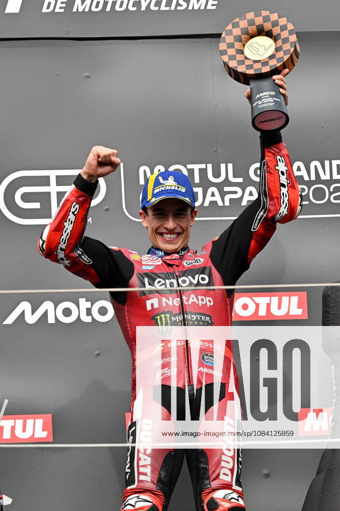 MOTO - MOTO GP - GRAND PRIX OF JAPAN 2026 MARQUEZ Marc (spa), Ducati Lenovo Team, Ducati Desmosedici GP26, podium, portrait during the 2026 MotoGP Motul Grand Prix of Japan on the Twin Ring Motegi Circuit from October 2 to 4th, At Motegi, Japan - MotegiJapan