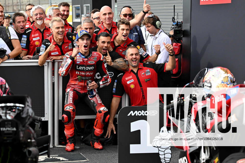 MOTO - MOTO GP - GRAND PRIX OF JAPAN 2026 MARQUEZ Marc (spa), Ducati Lenovo Team, Ducati Desmosedici GP26, portrait, celebrating his win during the 2026 MotoGP Motul Grand Prix of Japan on the Twin Ring Motegi Circuit from October 2 to 4th, At Motegi, Japan - MotegiJapan