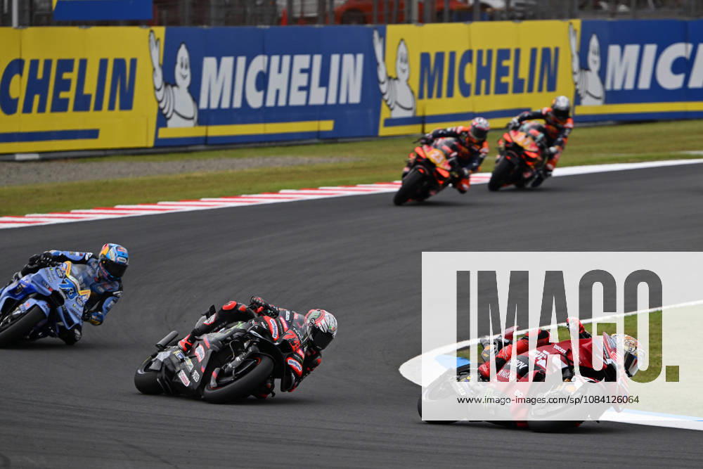 MOTO - MOTO GP - GRAND PRIX OF JAPAN 2026 93 MARQUEZ Marc (spa), Ducati Lenovo Team, Ducati Desmosedici GP26, action with 72 BEZZECCHI Marco (ita), Aprilia Racing, Aprilia RS-GP26 and 73 MARQUEZ Alex (spa), BK8 Gresini Racing MotoGP, Ducati Desmosedici GP26 during the 2026 MotoGP Motul Grand Prix of Japan on the Twin Ring Motegi Circuit from October 2 to 4th, At Motegi, Japan - MotegiJapan