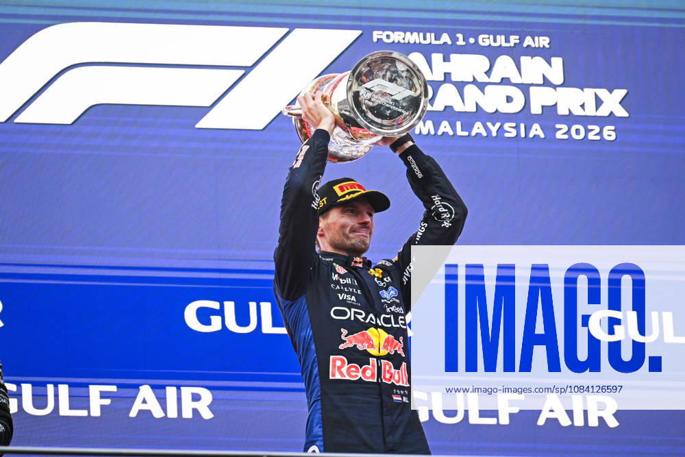 F1 - BAHRAIN GRAND PRIX IN MALAYSIA 2026 Podium, VERSTAPPEN Max (nld), Red Bull Racing Ford RB22, portrait during the 2026 Formula 1 Bahrain Grand Prix in Malaysia, 16th round of the 2026 Formula One World Championship, WM, Weltmeisterschaft from October 2 to 4, 2026 on the Sepang International Circuit, in Sepang, Malaysia - SepangMalaysia