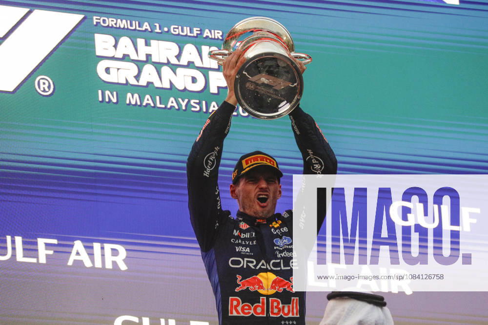 Formula 1 Gulf Air Bahrain Grand Prix in Malaysia 2026 Race winner Max Verstappen (NED), Oracle Red Bull Racing , RB22, Car 3 during Formula 1 Gulf Air Bahrain Grand Prix in Malaysia 2026 on October 4., 2026 in Sepang International Circuit, Sepang, Malaysia Zsombor Toth Sepang Sepang International Circuit Selangor Malaysia
