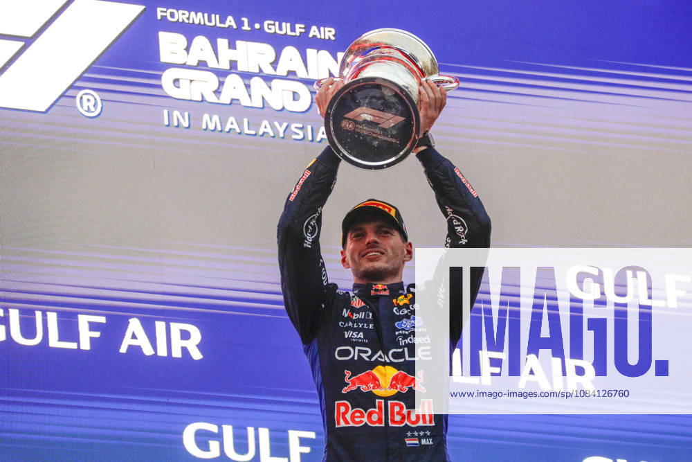 Formula 1 Gulf Air Bahrain Grand Prix in Malaysia 2026 Race winner Max Verstappen (NED), Oracle Red Bull Racing , RB22, Car 3 during Formula 1 Gulf Air Bahrain Grand Prix in Malaysia 2026 on October 4., 2026 in Sepang International Circuit, Sepang, Malaysia Zsombor Toth Sepang Sepang International Circuit Selangor Malaysia