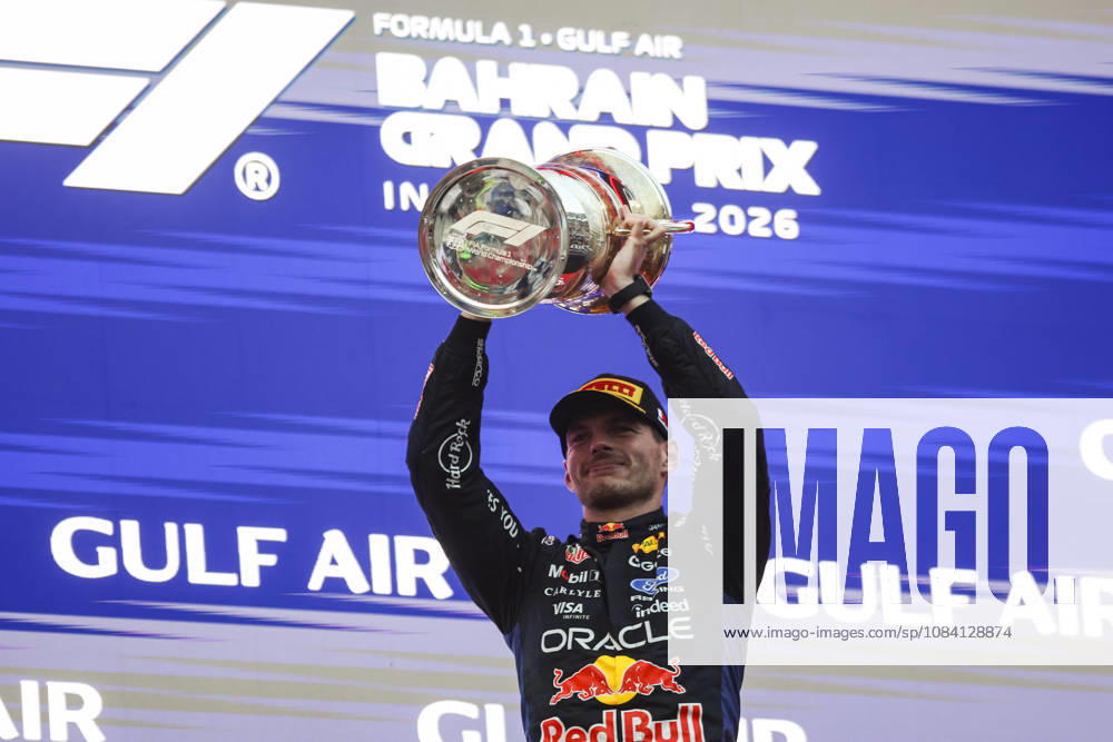 F1 - BAHRAIN GRAND PRIX IN MALAYSIA 2026 VERSTAPPEN Max (nld), Red Bull Racing Ford RB22, portrait podium during the 2026 Formula 1 Bahrain Grand Prix in Malaysia, 16th round of the 2026 Formula One World Championship, WM, Weltmeisterschaft from October 2 to 4, 2026 on the Sepang International Circuit, in Sepang, Malaysia - SepangMalaysia