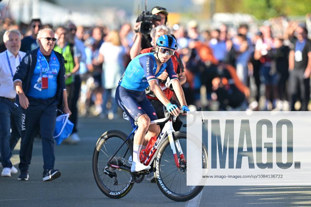Second placed Italy s Giulio Ciccone reacts after the elite men Road Race race (196,2 km) at the cycling UEC Road European Championships, in Ljubljana, Slovenia Sunday 4 October 2026. The UEC Road European Championships are taking place from 02 to 07 October in Ljubljana, Slovenia. DAVIDxPINTENS x188708696x