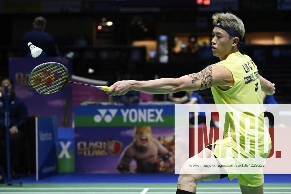 Lin Chun-Yi of Taiwan in action during the badminton Clash of Clans Arctic Open 2026 tournament in Vantaa, Finland, on October 7, 2026. - ANTTI AIMO-KOIVISTO Vantaa Finland 86uVLx64Hyo