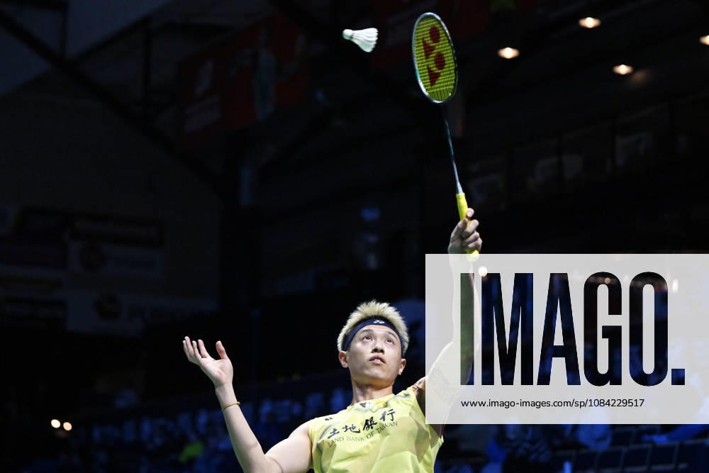 Lin Chun-Yi of Taiwan in action during the badminton Clash of Clans Arctic Open 2026 tournament in Vantaa, Finland, on October 7, 2026. - ANTTI AIMO-KOIVISTO Vantaa Finland xM8GYobPrsQ