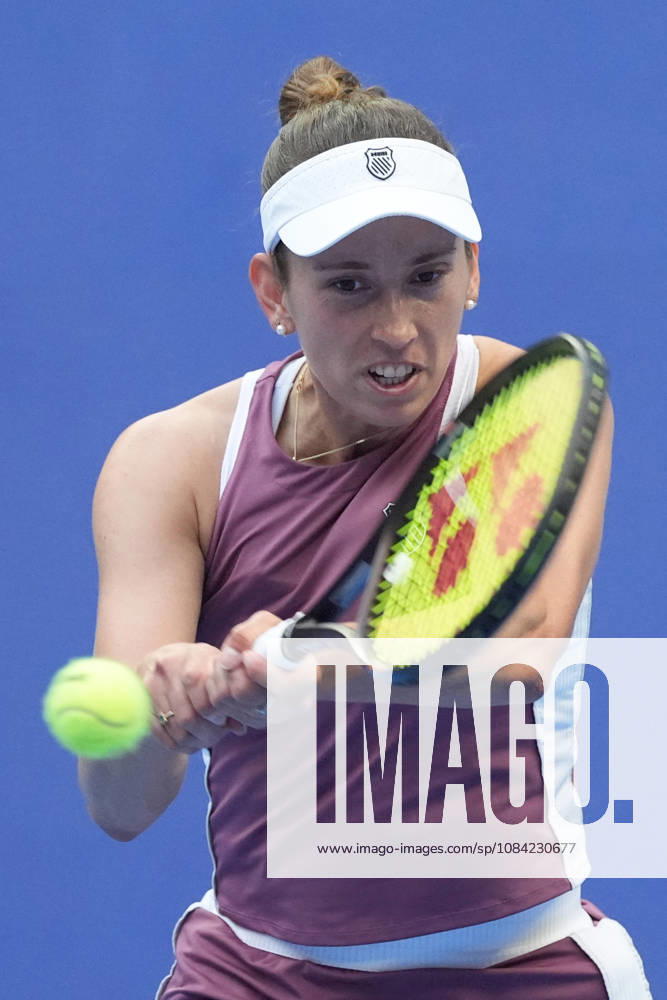 (261007) -- BEIJING, Oct. 7, 2026 -- Elise Mertens competes during the women s singles fourth round match between Coco Gauff of the United States and Elise Mertens of Belgium at 2026 China Open tennis tournament in Beijing, China, Oct. 7, 2026. ) (SP)CHINA-BEIJING-TENNIS-CHINA OPEN-WOMEN S SINGLES (CN) JuxHuanzong