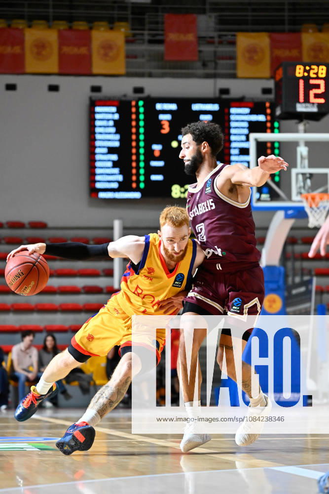 Foto IPP Cavaliere Emiliano Roma 07 10 2026 Pallacanestro Basket EuroCup 2026-2027. BC Basketball Club Roma - BC Lietkabelis. Nella foto: Niccolo Mannion. Italy Photo Press - World Copyright italy ITALY