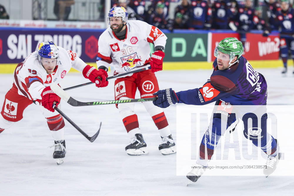 Ice hockey, Eishockey - CHL, EC RBS vs Berlin SALZBURG,AUSTRIA,07.OCT.26 - ICE HOCKEY - CHL, Champions Hockey League, group stage, EC Red Bull Salzburg vs Eisbaeren Berlin. Image shows Gabriel Fontaine (Berlin). GEPAxpictures Geieregger