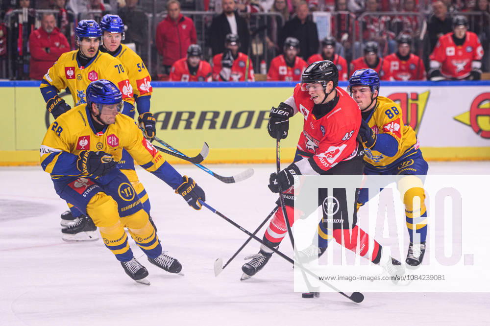 COLOGNE, GERMANY - 7 OCTOBER, 2026: - The Champions Hockey League match Koelner Haie vs. Herning Blue Fox at LANXESS arena.
