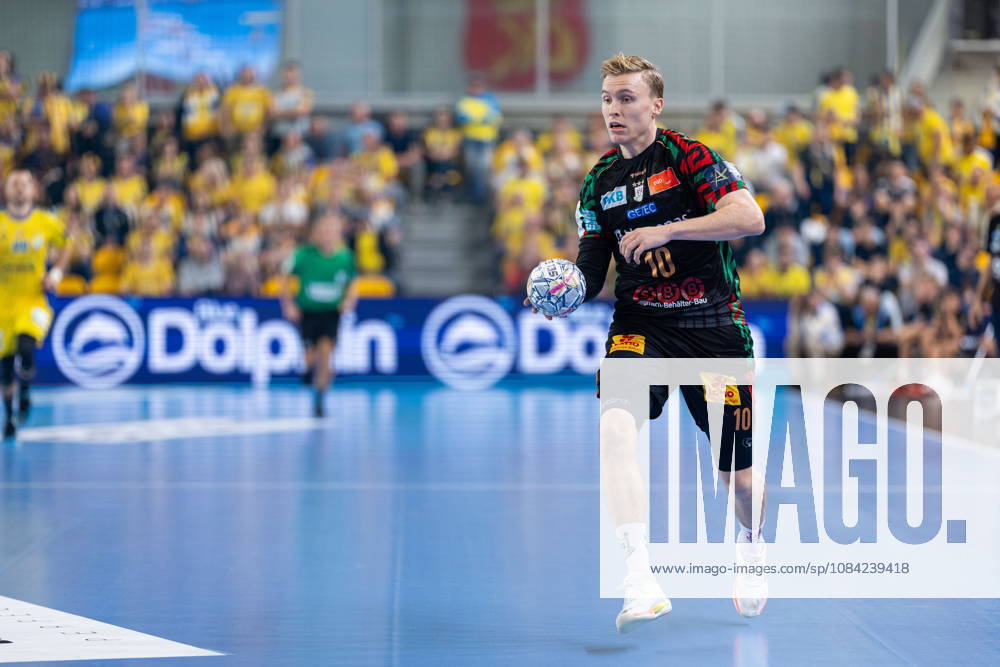 Gisli Thorgeir Kristjansson during the EHF Champions League Group F match between Industria Kielce nad SC Magdeburg at Hala Legionow on October 2, 2026 in Kielce, Poland --- Pilka reczna. EHF Liga Mistrzow. Industria Kielce - SC Magdeburg. (Photo by Igor Jakubowski Arena Akcji) NEWSPIX.PL --- newspix.pl