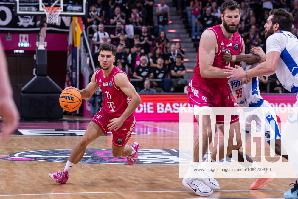 Basketball Champions League, Telekom Baskets Bonn vs. FC Porto, 7.10.2026 Aleksa KovaÄeviÄ‡ (Telekom Baskets Bonn 11) -- Basketball Champions League, Telekom Baskets Bonn vs. FC Porto, 7.10.2026, Telekom Dome, Bonn