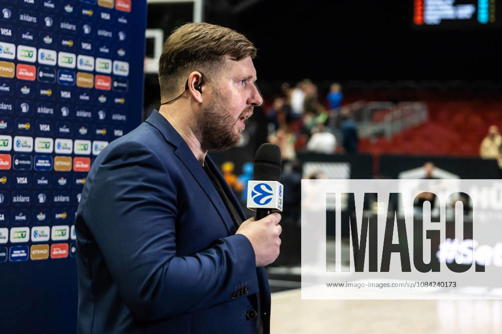 GER, BKT Eurocup, Basketball, Chemnitz, Niners Chemnitz - Neptunas Klaipeda Gediminas Petrauskas (Coach Neptunas Klaipeda) beim Interview Chemnitz Messe Chemnitz Sachsen Deutschland