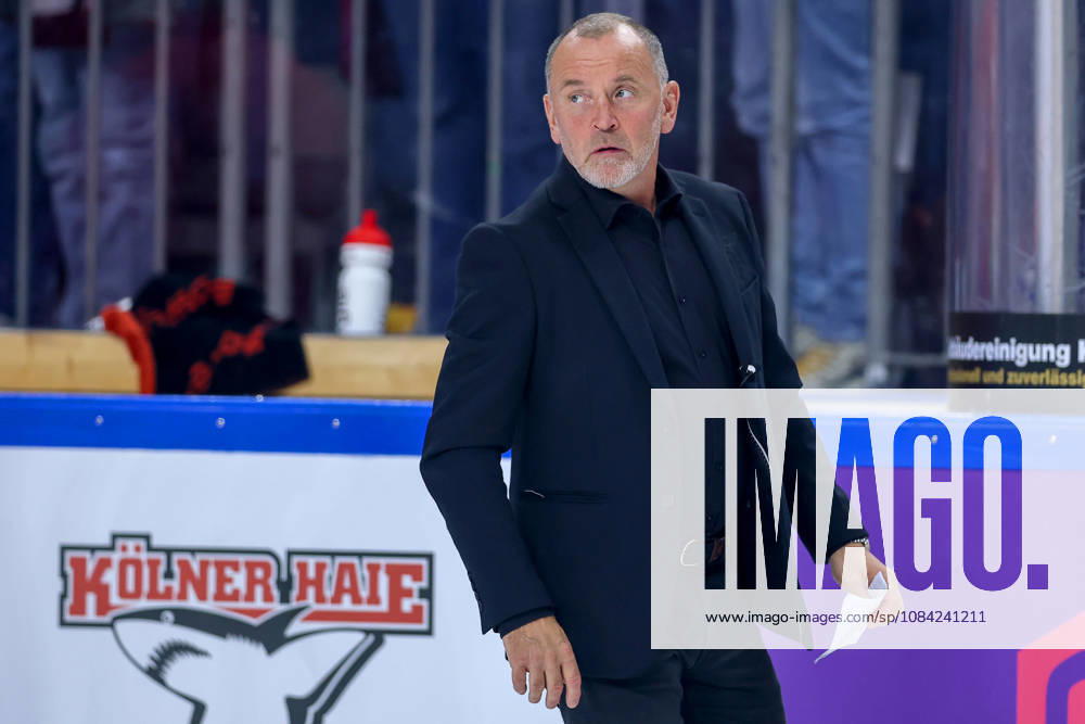 Eishockey, CHL, Kölner Haie - Blue Fox Herning, Champions Hockey League 2026 27, 5. Spieltag, Saison 2026 27, Lanxess-Arena Köln: Cheftrainer Thomas Berglund (Koelner Haie hc) Nordrhein-Westfalen Deutschland