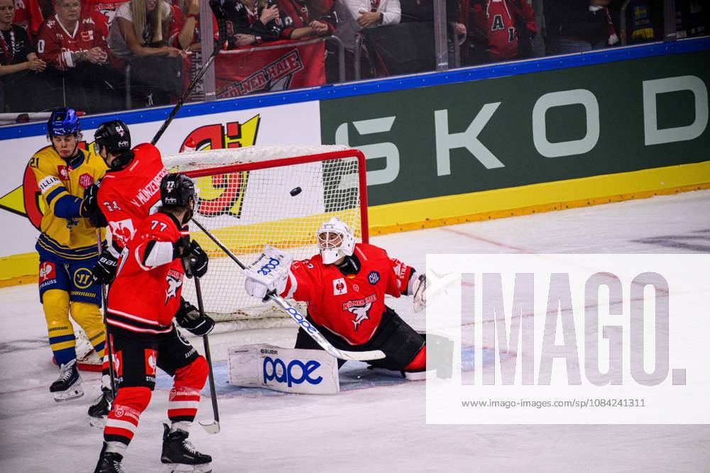 COLOGNE, GERMANY - 7 OCTOBER, 2026: - The Champions Hockey League match Koelner Haie vs. Herning Blue Fox at LANXESS arena.