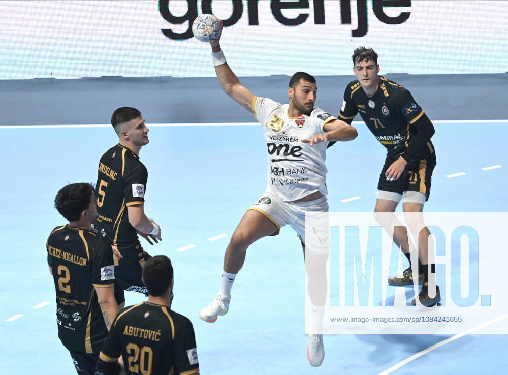 PARTIZAN vs VESZPREM ELDERAA Yehia Mohammed Yehia, handball player of Veszprem, during the EHF Champions League against Partizan Belgrade, at Aleksandar Nikolic Hall. Belgrade, 07.10.2026. photo: Nebojsa Parausic MN Press HANDBALL, EHF CHAMPIONS LEAGUE, VESZPREM, PARTIZAN Belgrade Aleksandar Nikolic Hall Serbia