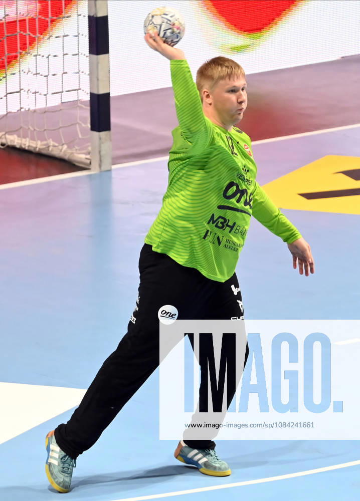 PARTIZAN vs VESZPREM EMIL NIELSEN, handball player of Veszprem, during the EHF Champions League against Partizan Belgrade, at Aleksandar Nikolic Hall. Belgrade, 07.10.2026. photo: Nebojsa Parausic MN Press HANDBALL, EHF CHAMPIONS LEAGUE, VESZPREM, PARTIZAN Belgrade Aleksandar Nikolic Hall Serbia