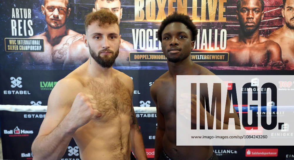 EDEKA-Center: Seegraben 5: Boxen: Julian Vogel (SES) + Bakari Diallo (Frankreich)