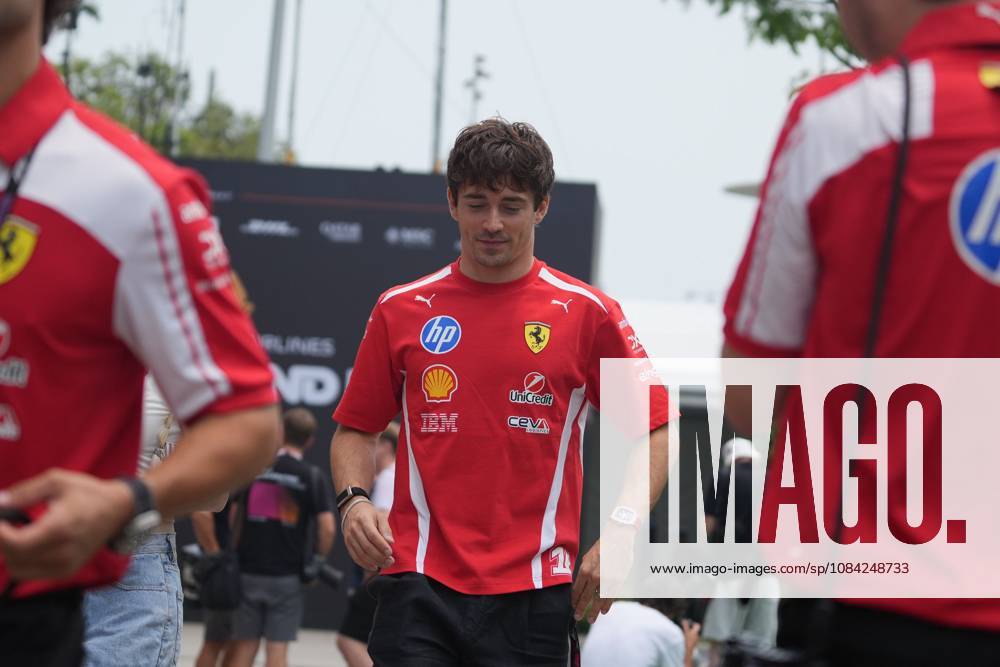 Charles Leclerc (MCO) (Scuderia Ferrari HP) in the paddock of the Formula 1 Singapore Grand Prix 2026 at the Marina Bay Street Circuit. F1 2026: (Paddock) Singapore Grand Prix In Singapore, Singapore - 08 Oct 2026 - ZUMAs197 20261008_aaa_s197_003