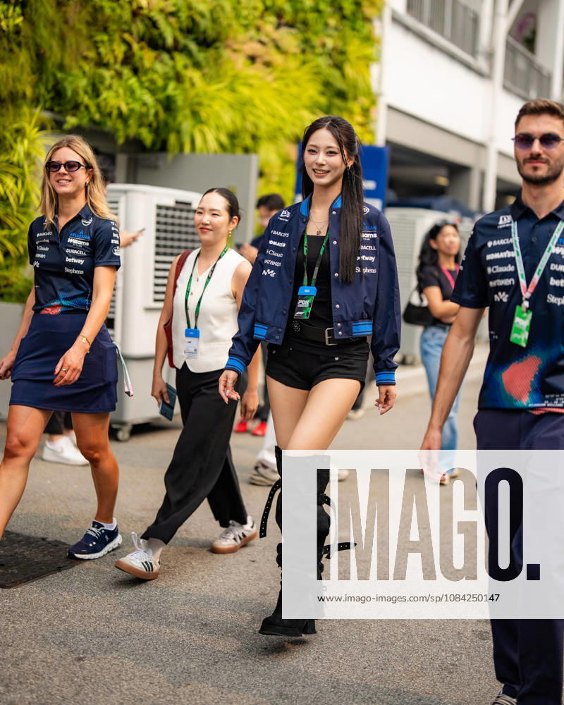 2026 Formula 1 Singapore - Tzuyu at Media Day TZUYU (TPE) K-Pop Singer and Member of TWICE in the Paddock on Thursday Media Day during the Formula 1 Singapore Airlines Singapore Grand Prix 2026 at Marina Bay Street Circuit, Singapore, on October 8, 2026. Photo by Antoine LAPEYRE Reveries Agency via ABACAPRESS.COM Singapore Singapore